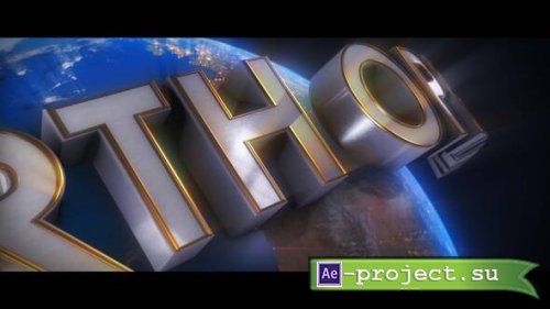Videohive - Earth Opener - 61854828 - Project for After Effects