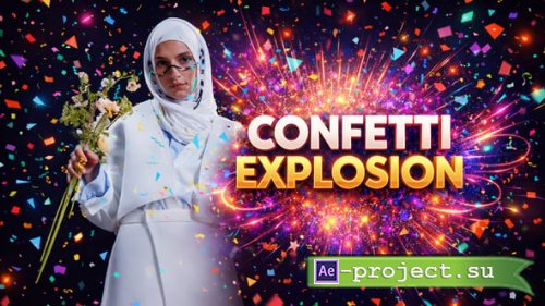 Videohive - Confetti Explosion | DR - 61554832 - DaVinci Resolve Templates