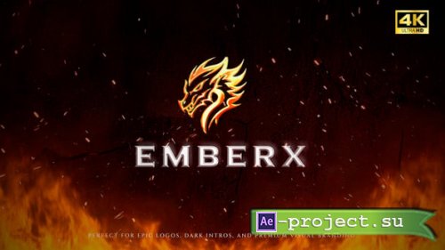 Videohive - Epic Cinematic Fire Logo Reveal | Intro (4K) - 61811848 - Project for After Effects