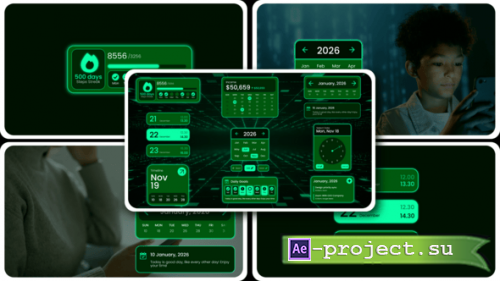 Videohive - Calendar Toolkit Widget After Effect - 61853604