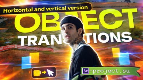 Videohive - Mask Object Transitions || Horizontal and Vertical - 61891626 - Project for After Effects