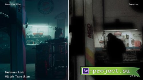 Videohive - Darkness Look Glitch Transition - 61871448 - Project for After Effects
