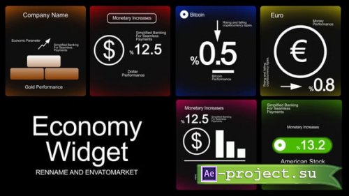 Videohive - Economy Widgets - 61893853 - Project for After Effects