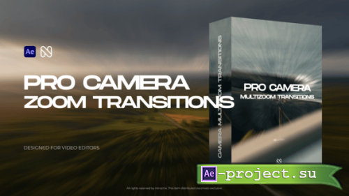 Videohive - Pro Camera Zoom Transitions for After Effects - 61897682
