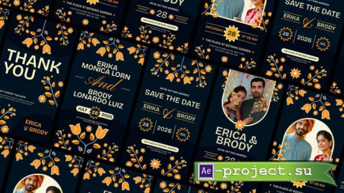 Videohive - Vertical Indian Wedding Invitation After Effect - 61901645