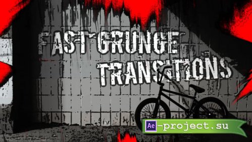 Videohive - Fast Grunge Transitions - 61902261 - Project for After Effects