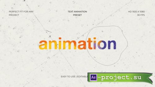 Videohive - Hand Drawn Text Animation - 61905820 - Project for After Effects