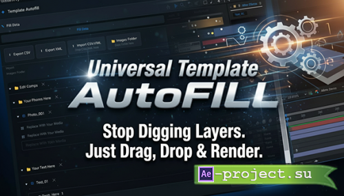 Aescripts - Universal Template AutoFill v1.0.1