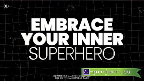 Videohive - Neo 3D Titles - 61922047 - Project for After Effects
