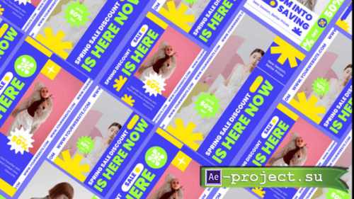 Videohive - Spring Sale Social Media Promo After Effect - 61940558 - Project for After Effects