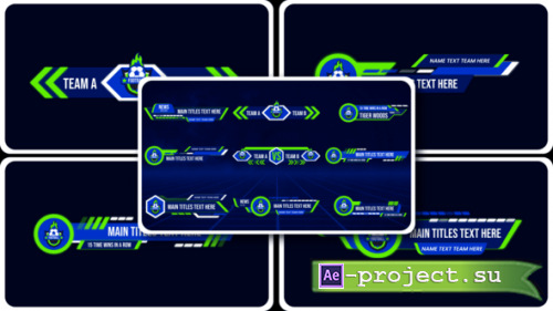 Videohive - Modern Sport Lower Thirds After Effect - 61940634 - Project for After Effects
