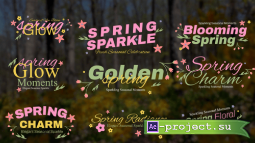 Videohive - Spring Titles Pack After Effects - 61959355 - Project for After Effects