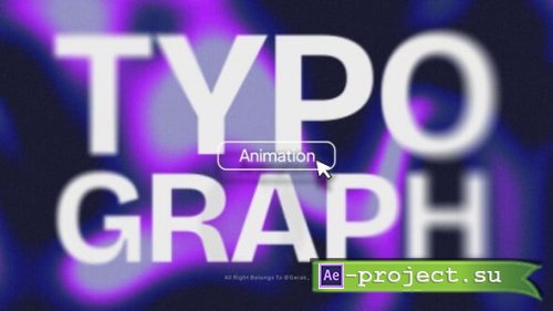 Videohive - Typography Animation - 61957189 - Project for After Effects