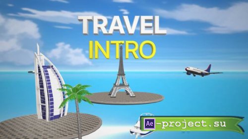 Videohive - 3D Travel Intro | World Landmarks Opener - 61976425 - Project for After Effects