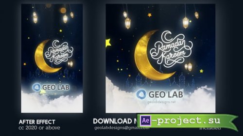 Videohive - Ramadan Kareem Opener - 61976835 - Project for After Effects