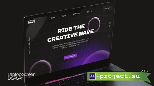 Videohive - Laptop Mockup - 61960588 - Project for After Effects