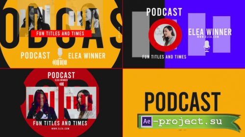 Videohive - Podcast Opener - 59245220 - Project for After Effects