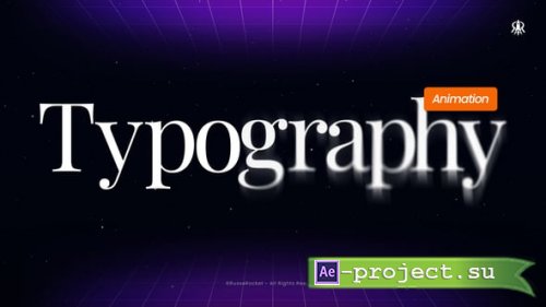 Videohive - Typography Animation - 61920637 - Project for After Effects