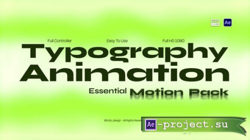 Videohive - Typography Animation - 61901072 - Project for After Effects