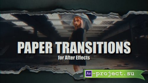 Videohive - Paper Transitions for After Effects - 61890798 - Project for After Effects