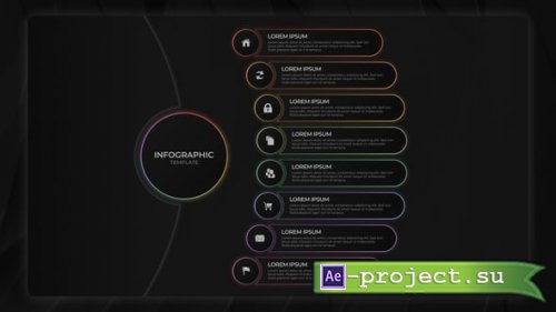 Videohive - Circle List Infographic - 61978622 - Project for After Effects