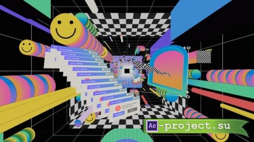 Videohive - Retro UI Chaos Intro - 61988976 - Project for After Effects
