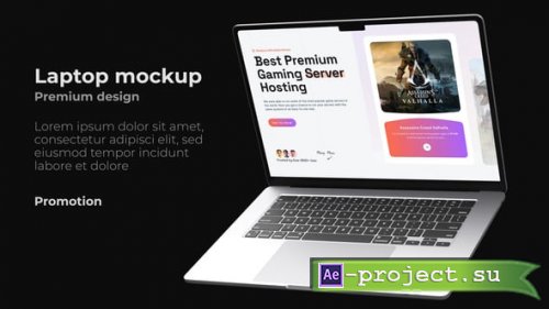 Videohive - Laptop mockup | Short! - 61978200 - Project for After Effects