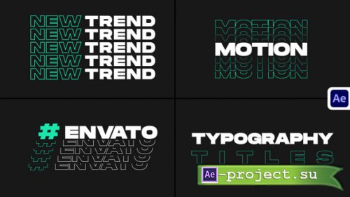 Videohive - Typography Titles X - 61959267 - Project for After Effects