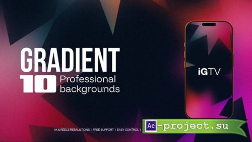 Videohive - Gradient Pro Backgrounds - 61998008 - Project for After Effects