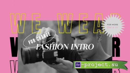 Videohive - Fashion Intro - 61998217 - Project for After Effects