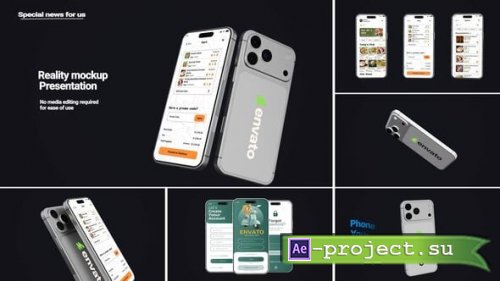 Videohive - Phone 17 Pro Max Mockup - 62013320 - Project for After Effects
