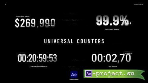 Videohive - Universal Counters - 62022383 - Project for After Effects