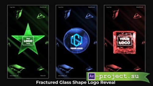 Videohive - Fractured Glass Logo Reveal - 62030379 - Project for After Effects