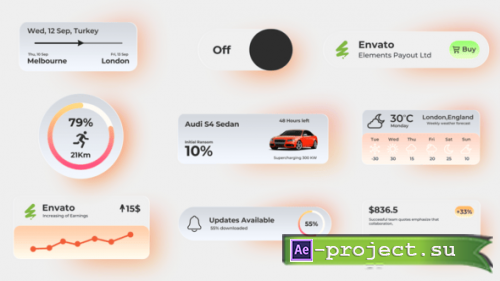 Videohive - UI Widgets - 61902077 - Project for After Effects