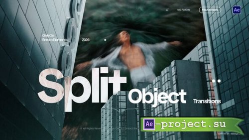Videohive - Split Object Transitions - 61902071 - Project for After Effects