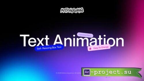 Videohive - Text Animation - 62031941 - Project for After Effects