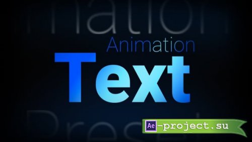 Videohive -  Text Animation - 62043990 - Project for After Effects