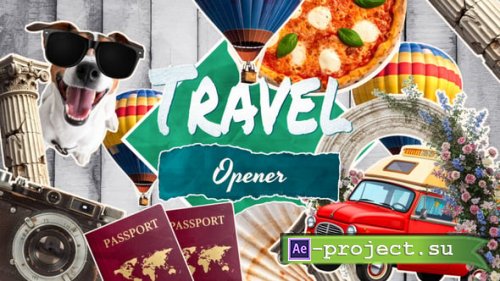 Videohive - Travel Stop Motion Opener - DaVinci Resolve Templates - 61959083