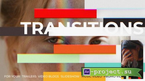 Videohive - Transitions Colorful Dynamic - 62060128 - Project for After Effects