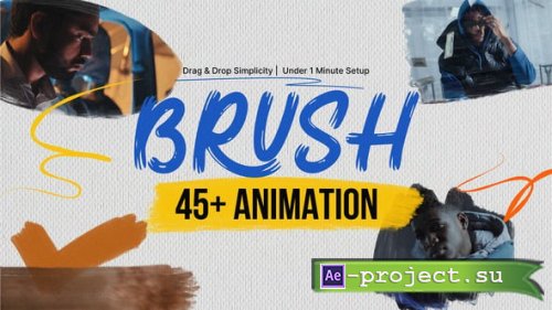 Videohive -  Brush Animation - 61977192 - Project for After Effects