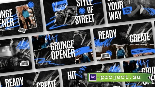 Videohive - Grunge Opener - 61973789 - Project for After Effects