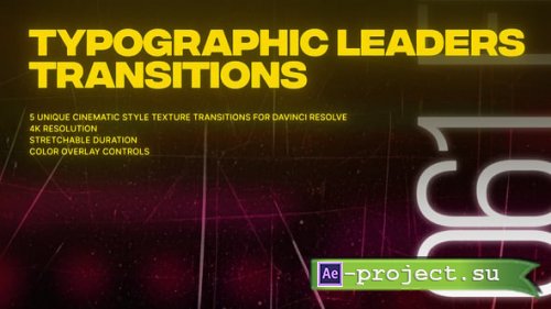 Videohive - Typographic Leaders Transitions | DR - 61989397 