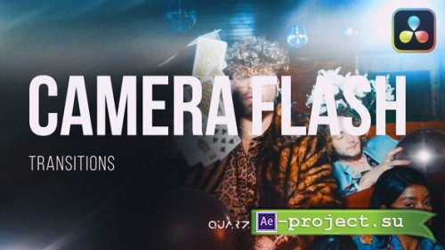 Videohive - Camera Flash Transitions for DaVinci Resolve - 61959820