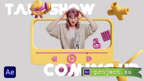 Videohive - 3D Podcast Studio Intro - 61392027 - Project for After Effects