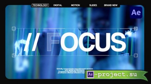 Videohive -  Digital Focus Technology Opener - 62069798 - Project for After Effects