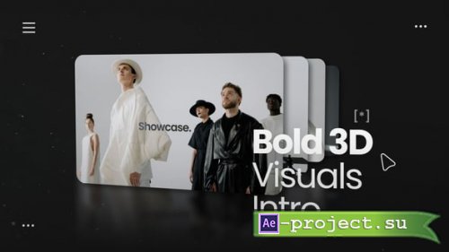 Videohive - Bold 3D Visuals Intro - 62068660 - Project for After Effects