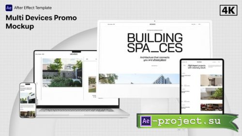 Videohive - Multi Devices Promo Mockup - 62071375 - Project for After Effects