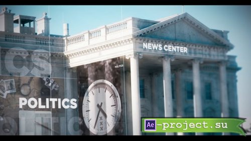 Videohive - Political News Intro 3D White House Broadcast Opener - 62090683 - Project for After Effects