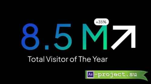 Videohive -  Number Count Up - 62095650 - Project for After Effects