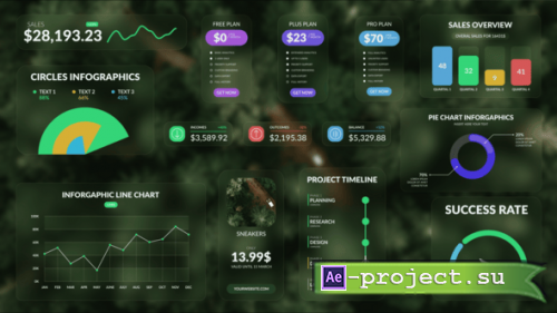 Videohive -  Infographics - 62068987 - Project for After Effects